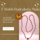 7 Mukhi Rudraksha Mala 54 beads (Certified) 18.717gms