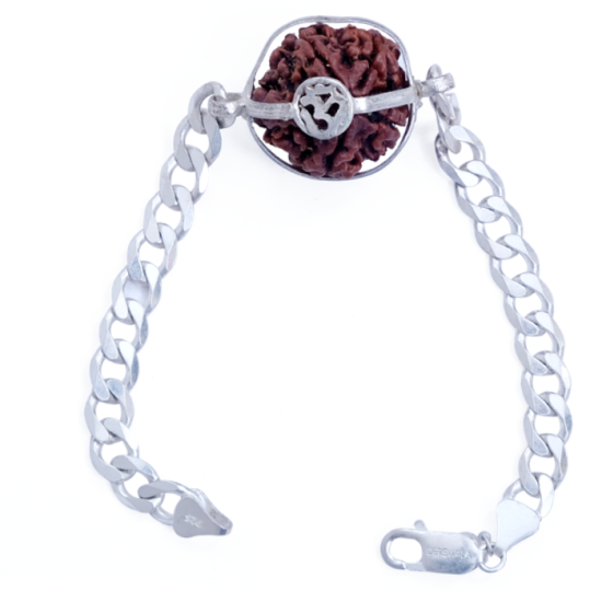 Amazon.com: Kavya Shri 5 Mukhi Rudraksha Bracelet Rudraksh Bracelet  Wristband Yoga Hindu Meditation : Clothing, Shoes & Jewelry