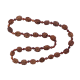2 Mukhi Rudraksha Mala 27 beads (Certified) - 86.24gms