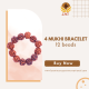 4 Mukhi Bracelet 12 beads (Certified)