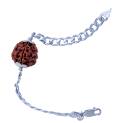 5 Mukhi Rudraksha Bracelet Size:23.97mm (With Lab Certificate)