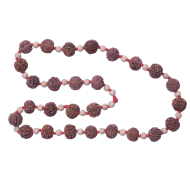 7 Mukhi Rudraksha Mala 27 beads (Certified) 70.525g