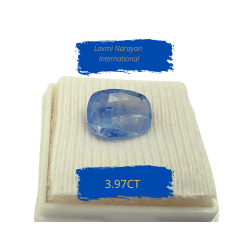 Blue Sapphire 3.97 CT (With Lab Certificate)