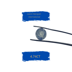 Blue Sapphire 4.74 CT (With Lab Certificate)
