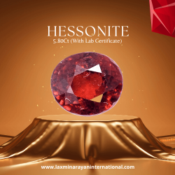 Hessonite 5.80Ct (With Lab Certificate)