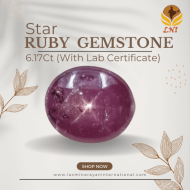 Star Ruby Gemstone 6.17Ct (With Lab Certificate)