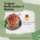 Trijuti Rudraksha 4 Mukhi Size 14.48 mm (Certified)