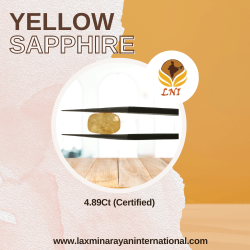 Yellow Sapphire 4.89Ct (Certified)